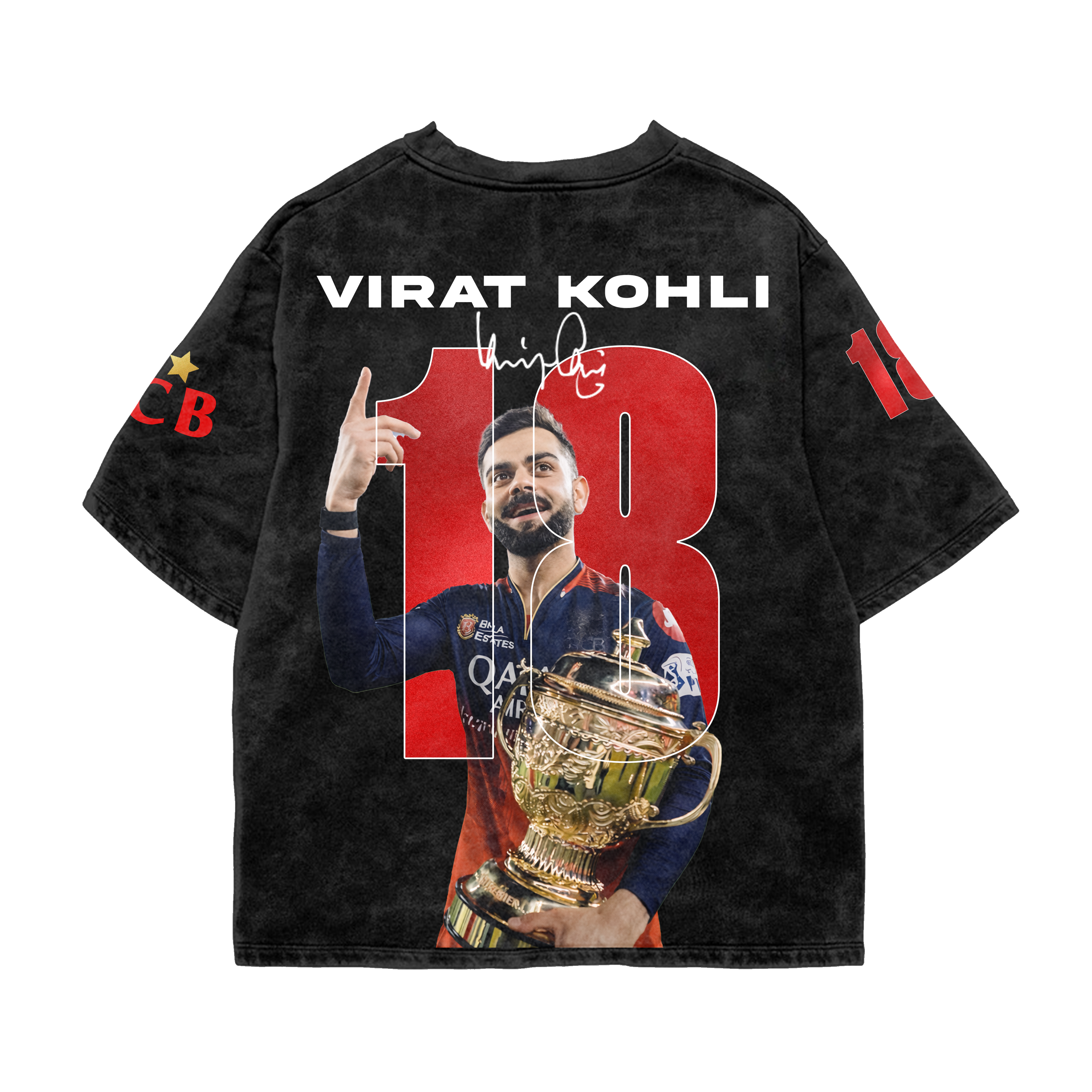 RCB Legacy 18 Acid Wash Tee