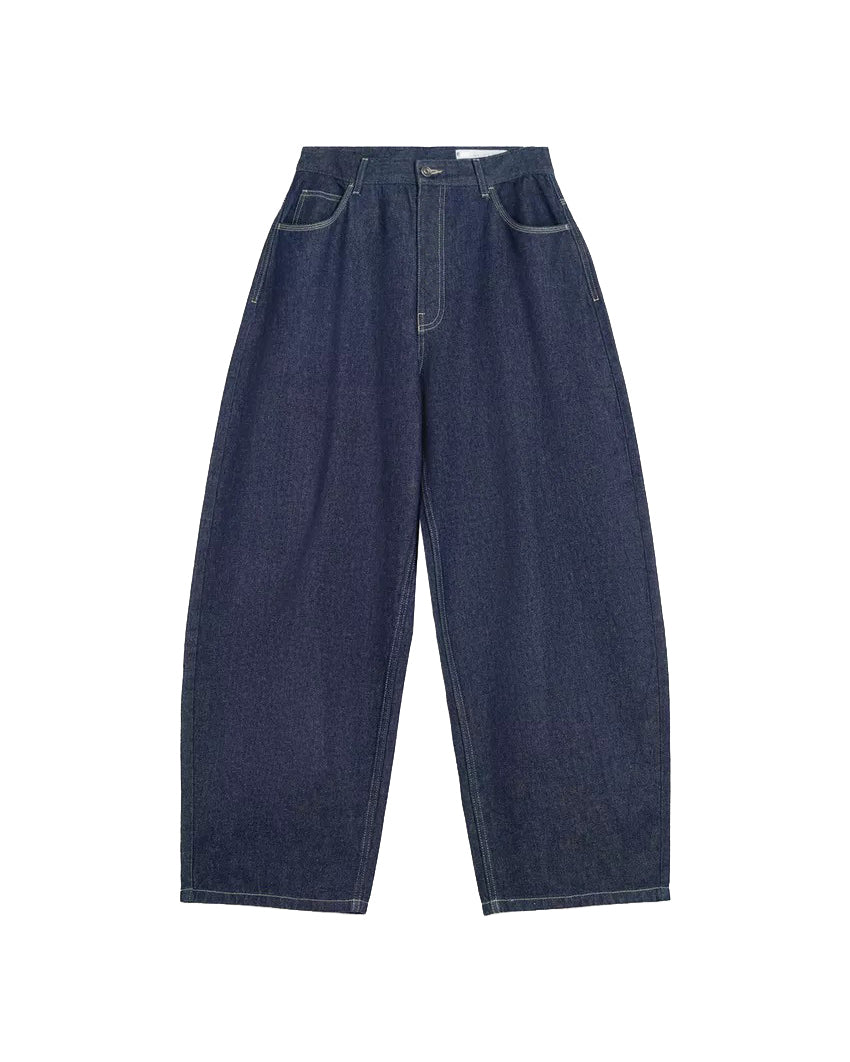 Phantom Black Barrel Fit Denim