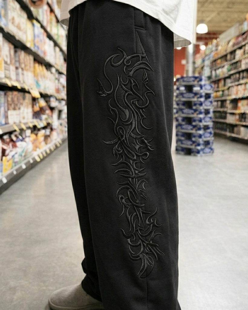 Dark Crest Embroidered Sweatpant