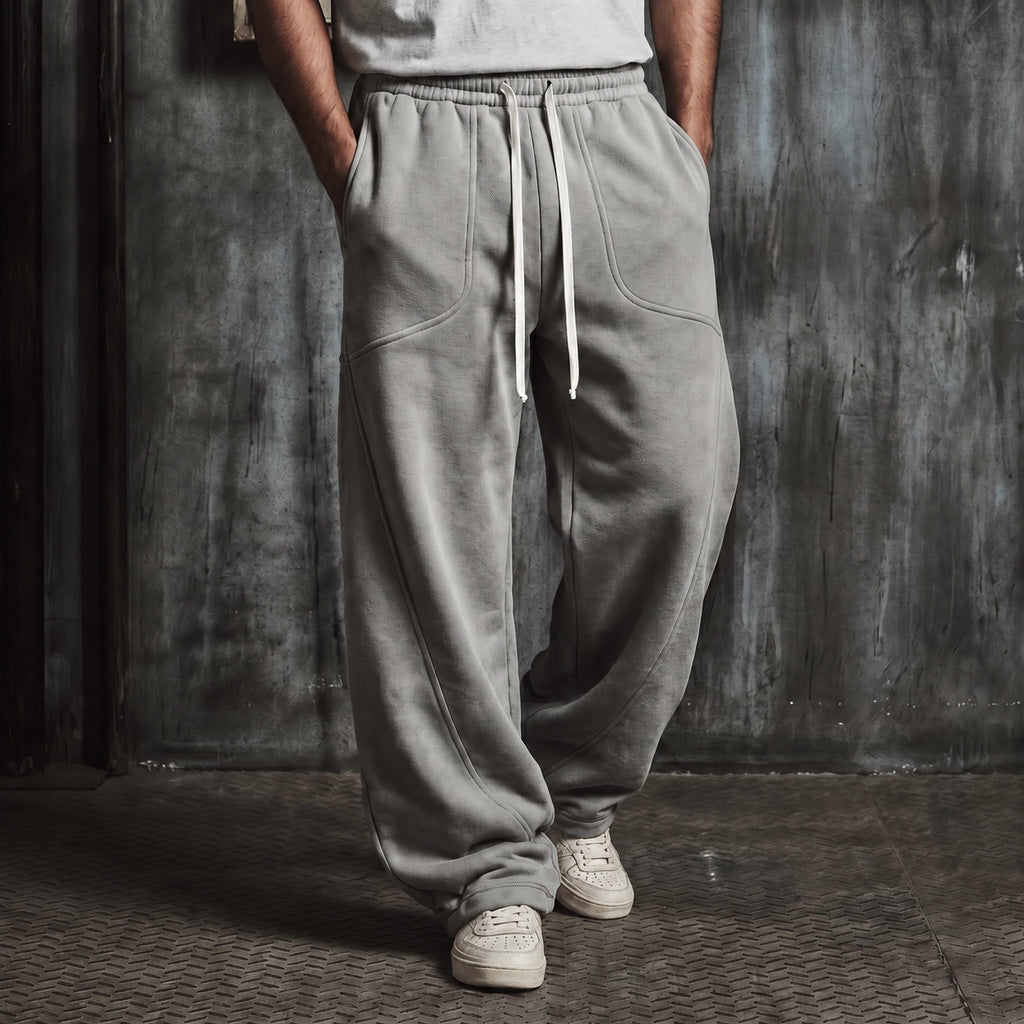 Cloud Grey Oversized Sweatpants