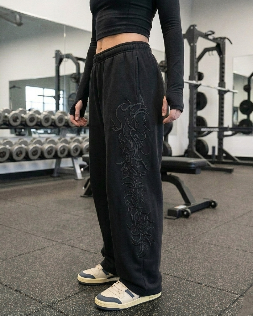Dark Crest Embroidered Sweatpant