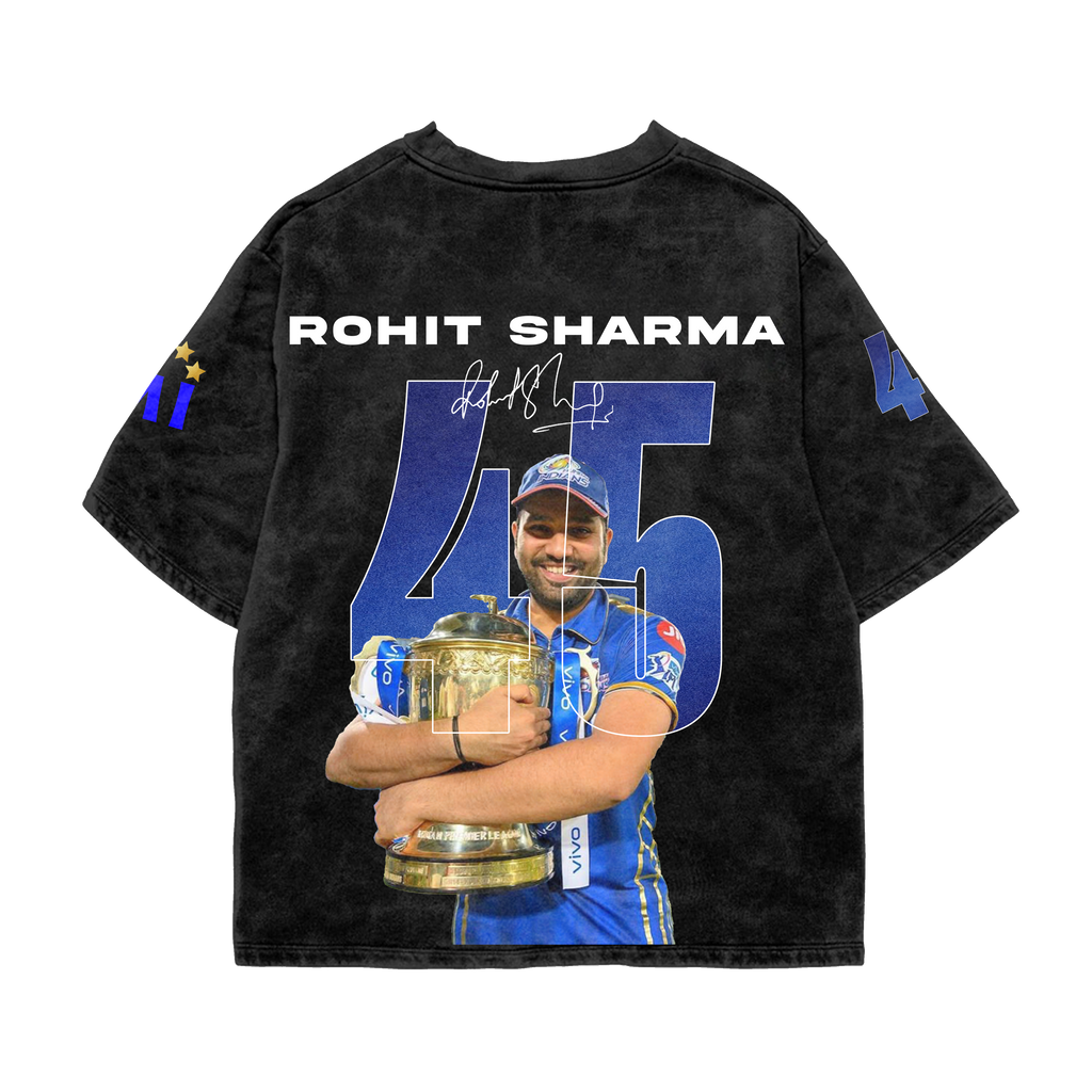 Sharma 45 Acid-Wash Oversized Tee