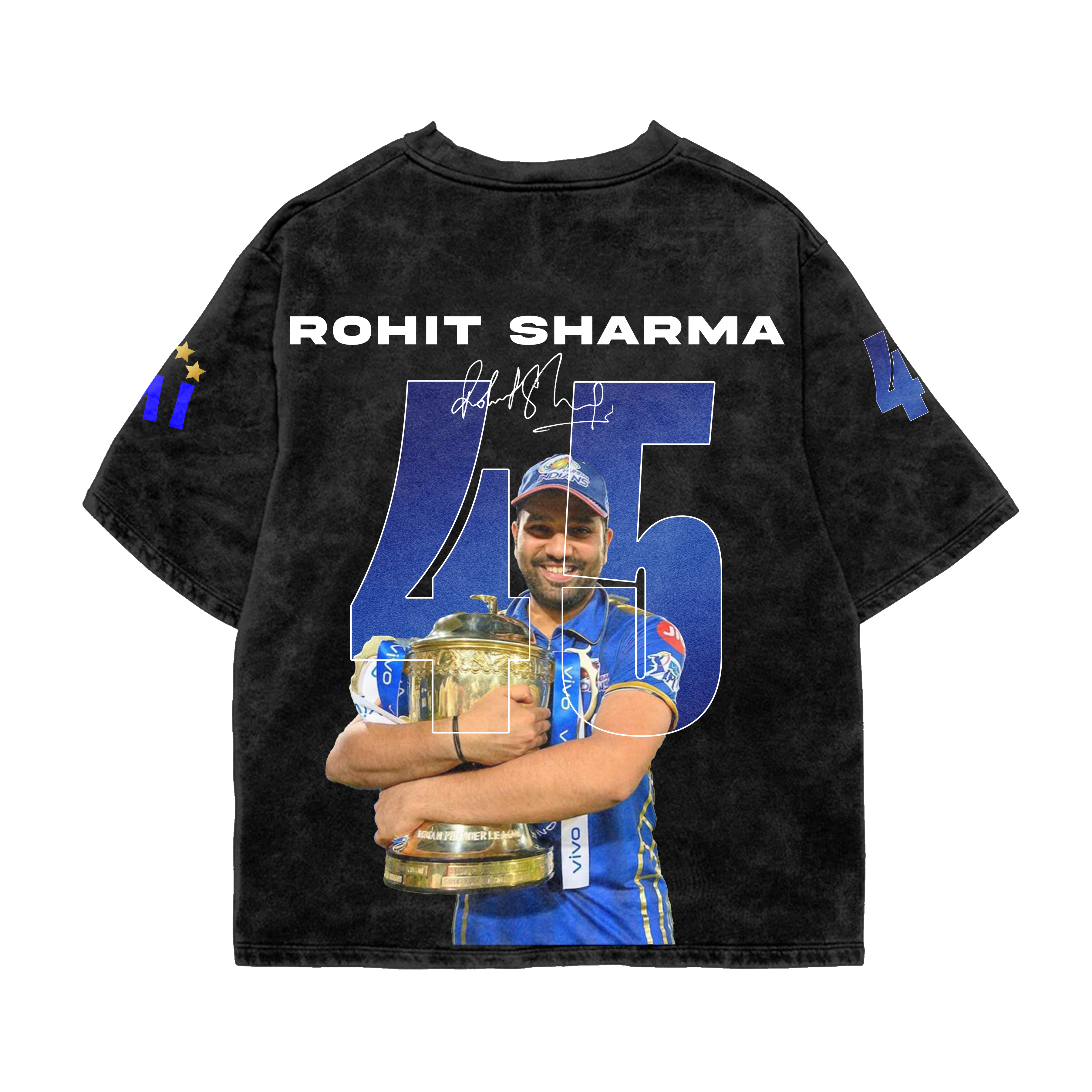 Sharma 45 Acid-Wash Oversized Tee