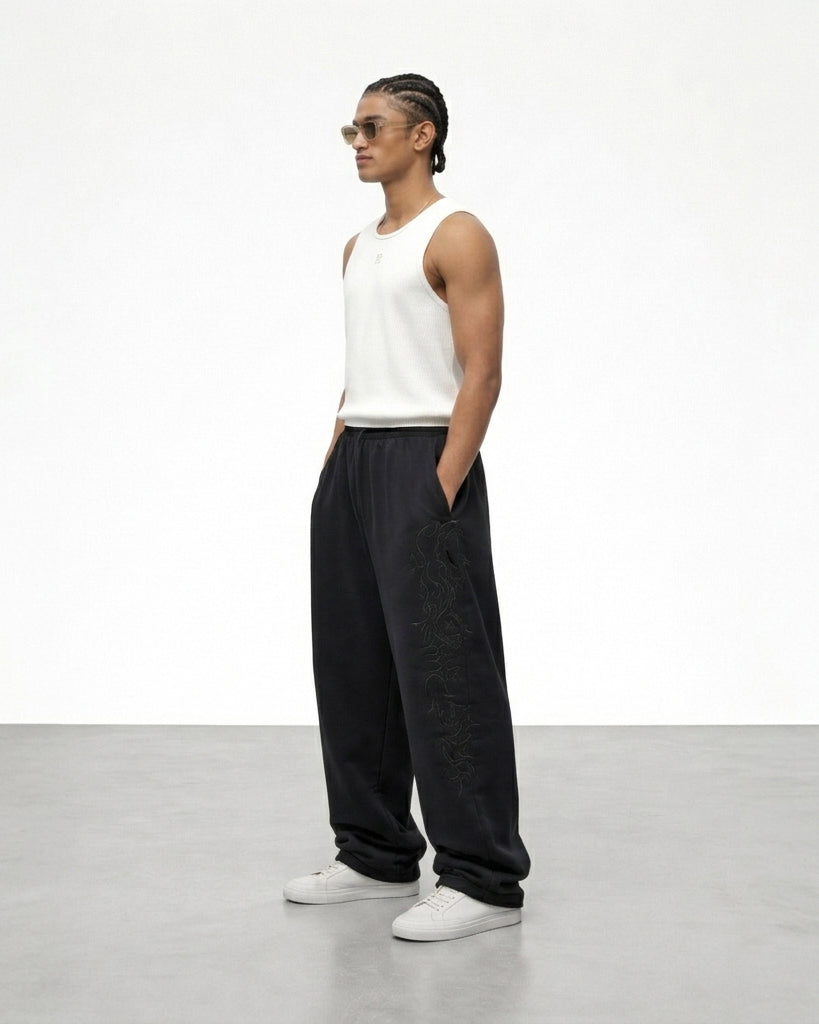 Dark Crest Embroidered Sweatpant