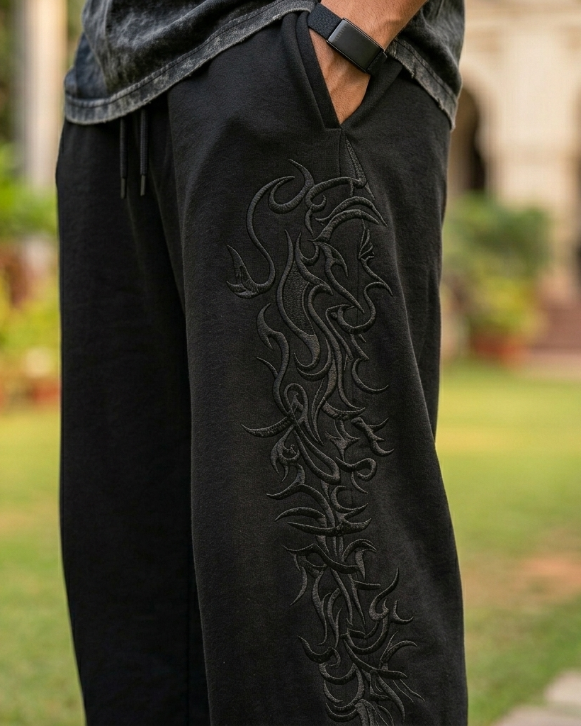 Dark Crest Embroidered Sweatpant