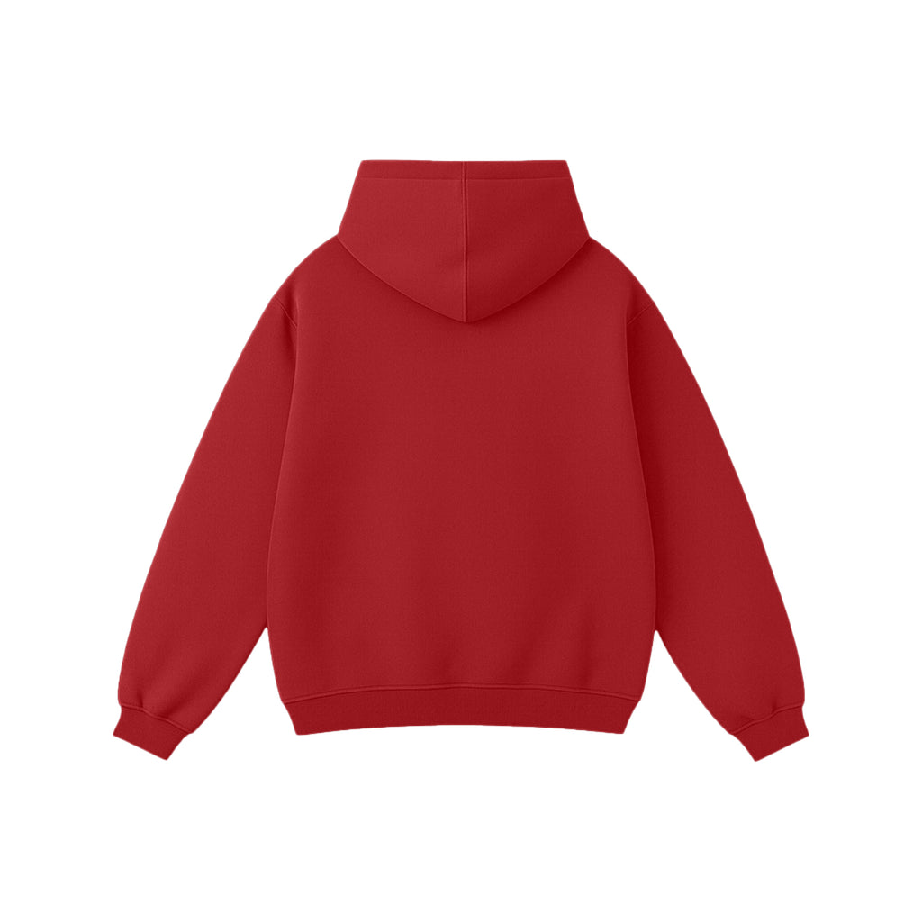 RED OVERSIZED HOODIE