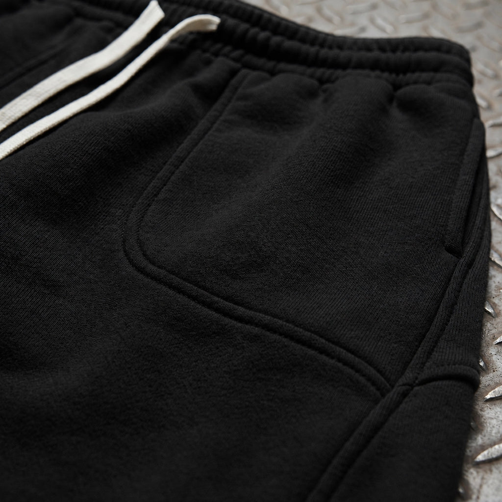Shadow Black Oversized Sweatpants