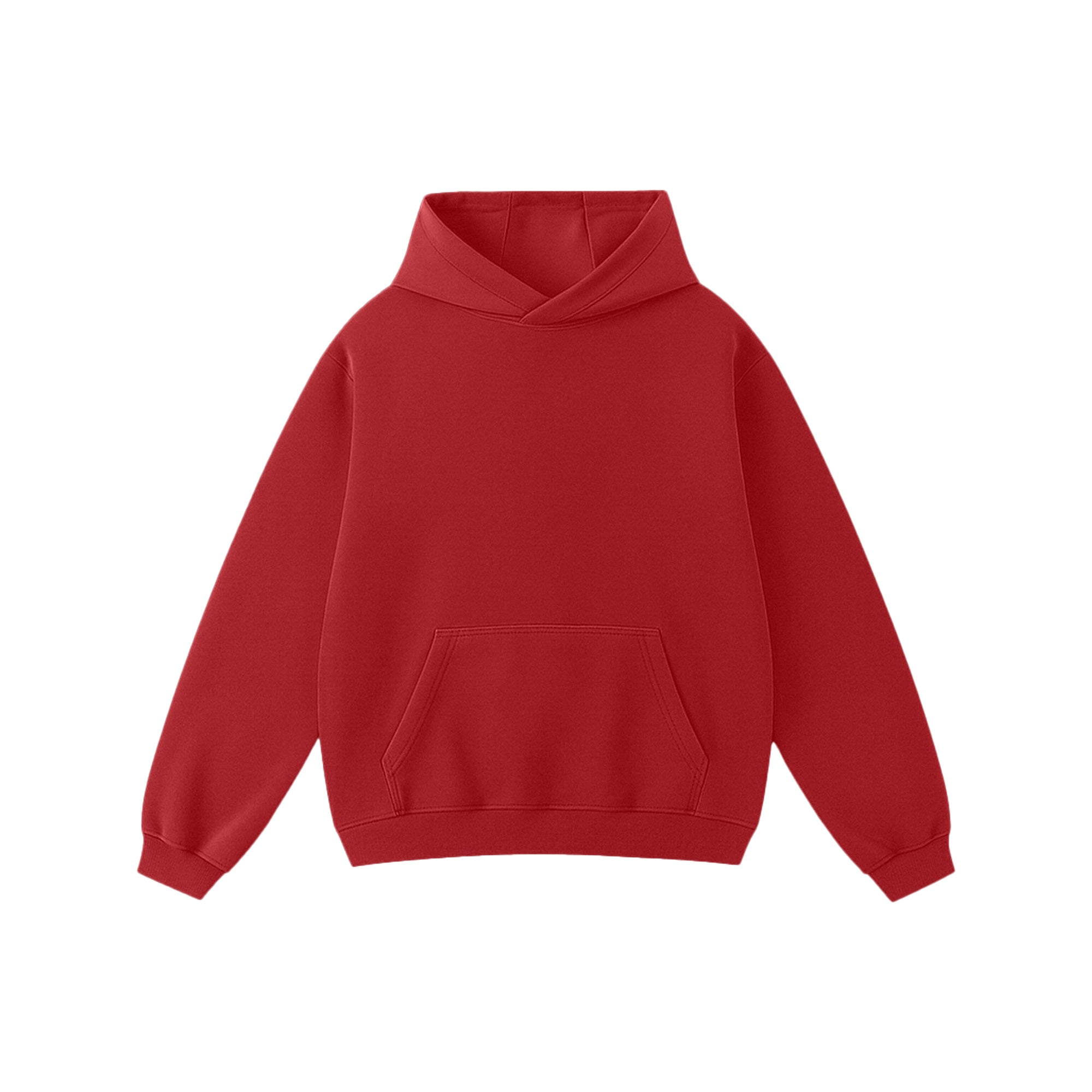 RED OVERSIZED HOODIE
