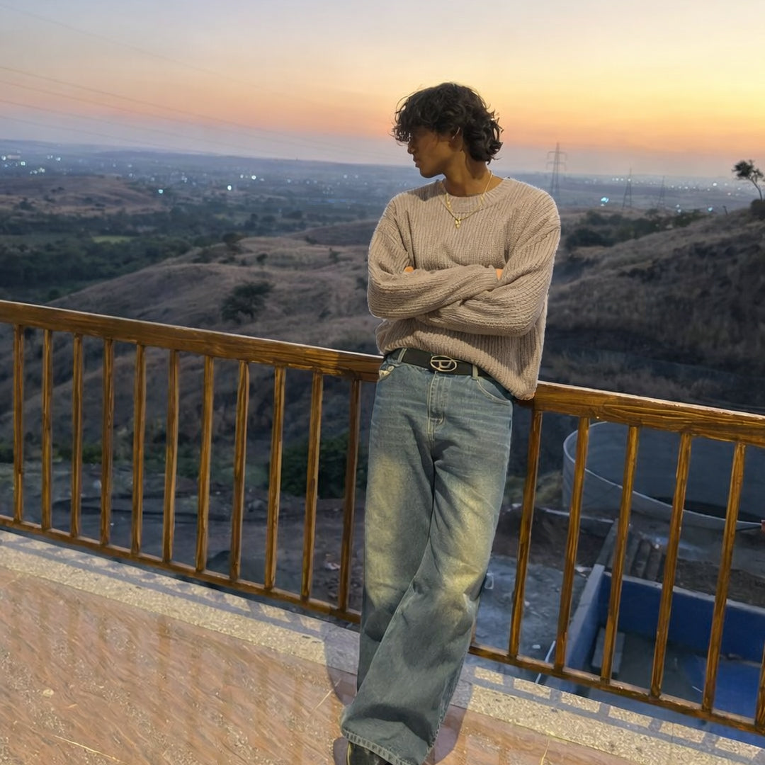 Desert Oat Oversized Knitwear