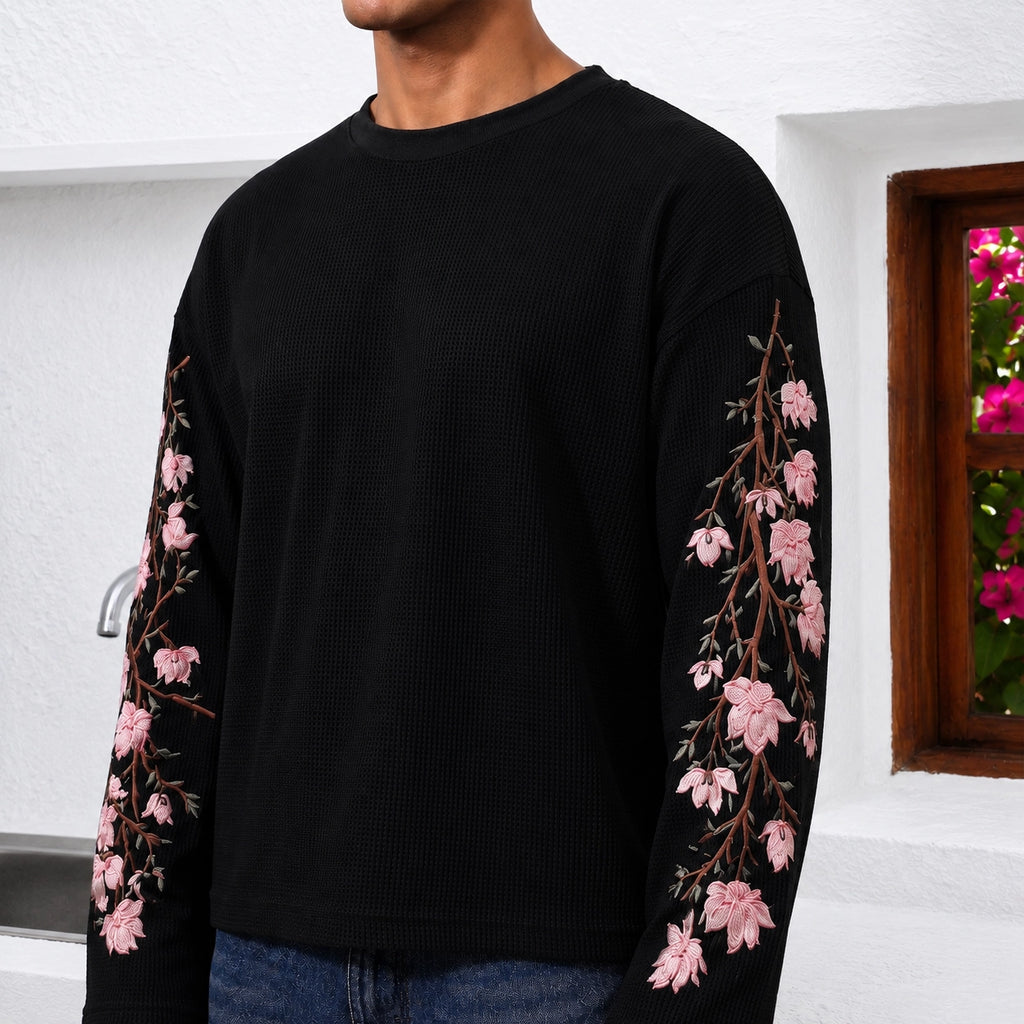 Bloodline Black Waffle Tee