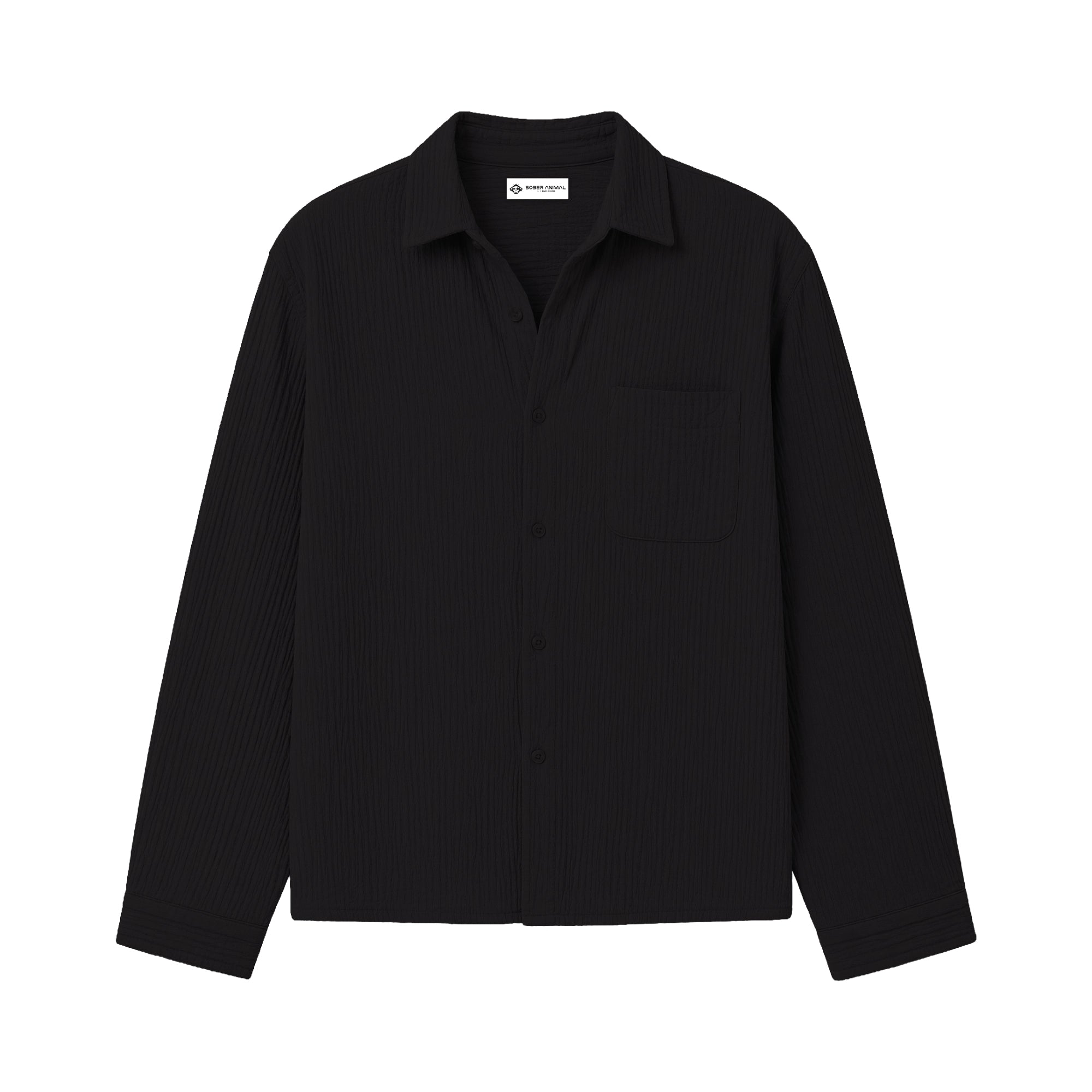Black Gauze Shirt