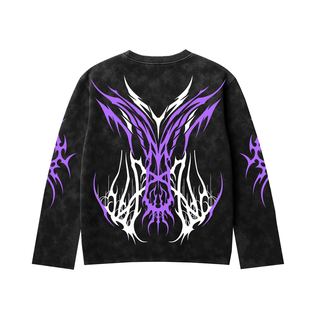 PURPLE SERAPH VOID FULL SLEEVE T-SHIRT