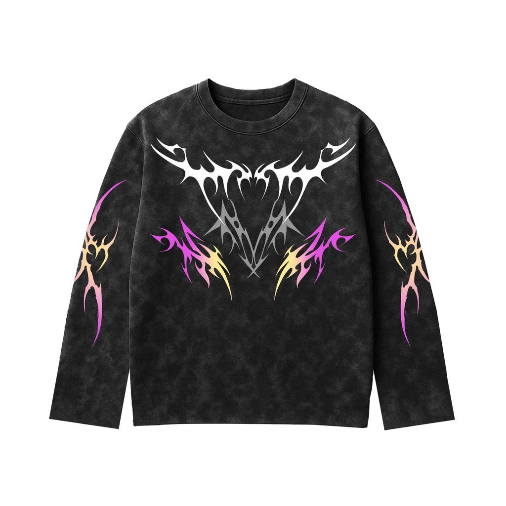 AURA SERAPH VOID FULL SLEEVE T-SHIRT