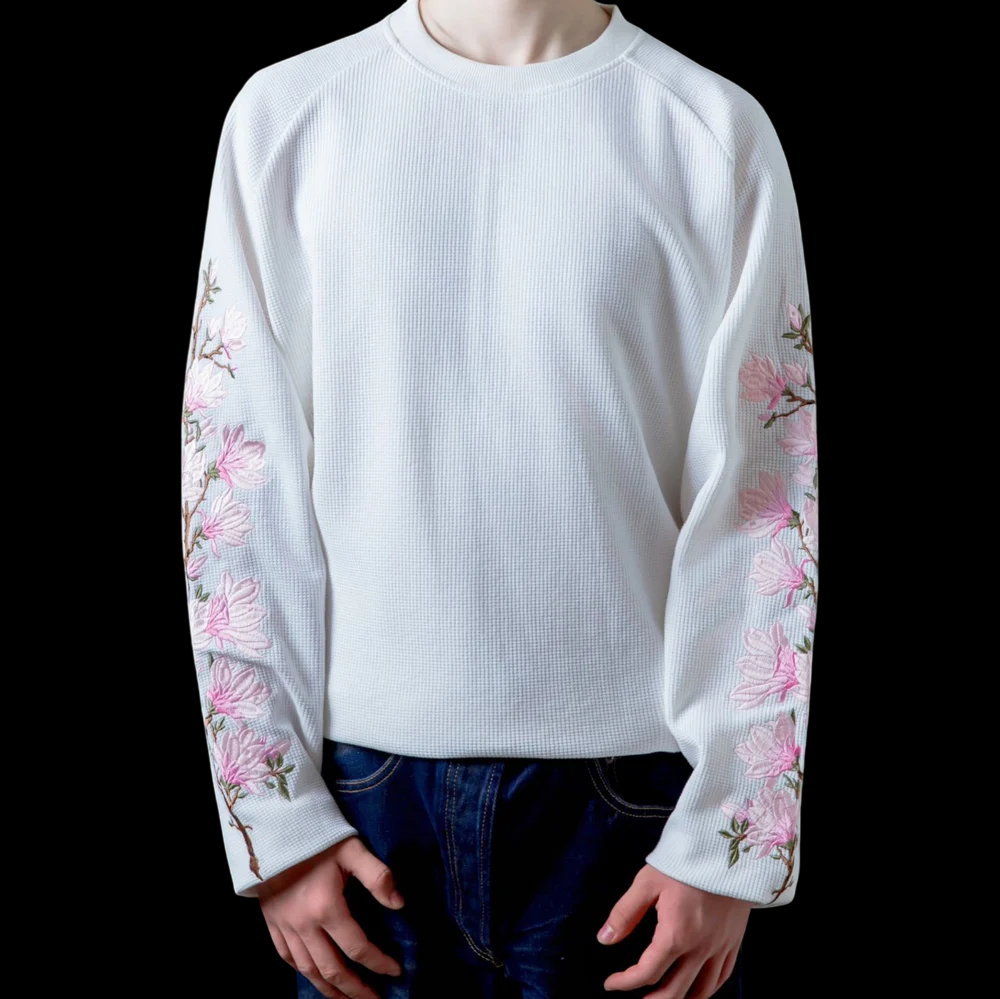 Bloodline White Waffle Tee